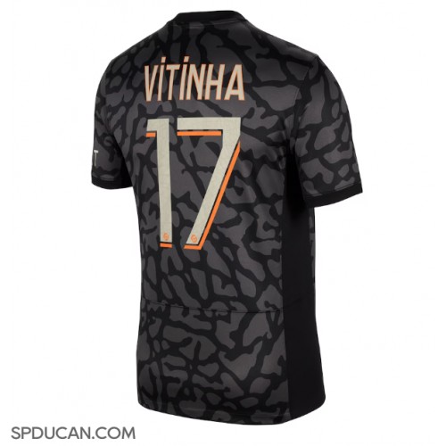 Muški Nogometni Dres Paris Saint-Germain Vitinha Ferreira #17 Rezervni 2023-24 Kratak Rukav